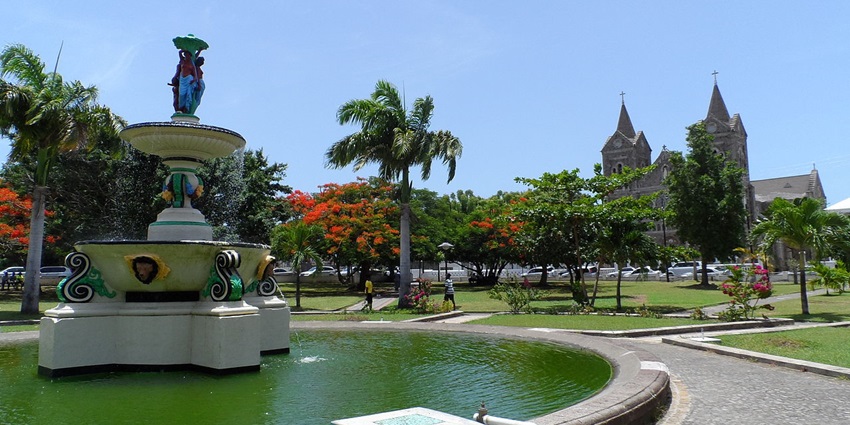 An image showing the Immaculate Conception Co-Cathedral in Basseterre, St. Kitts.