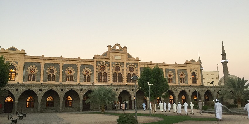 An image of people exploring the Madinah Museum, a top thing to do in Madinah.