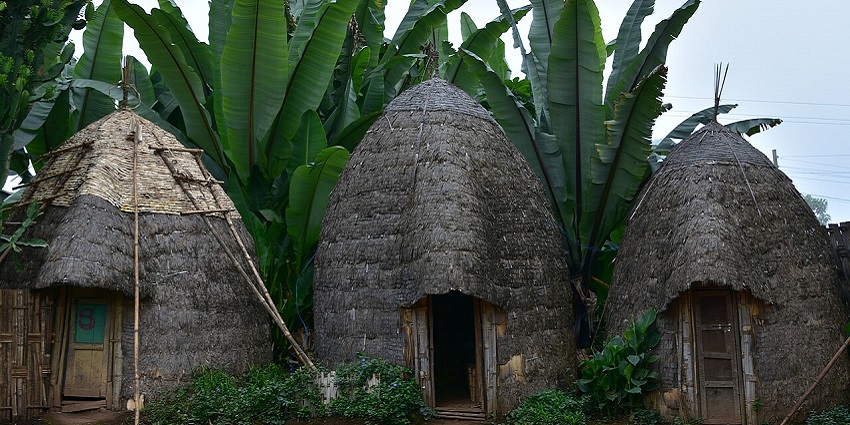 The Dorze Village is known for its unique bamboo beehive homes, making it one of the best places to visit near Addis Ababa.