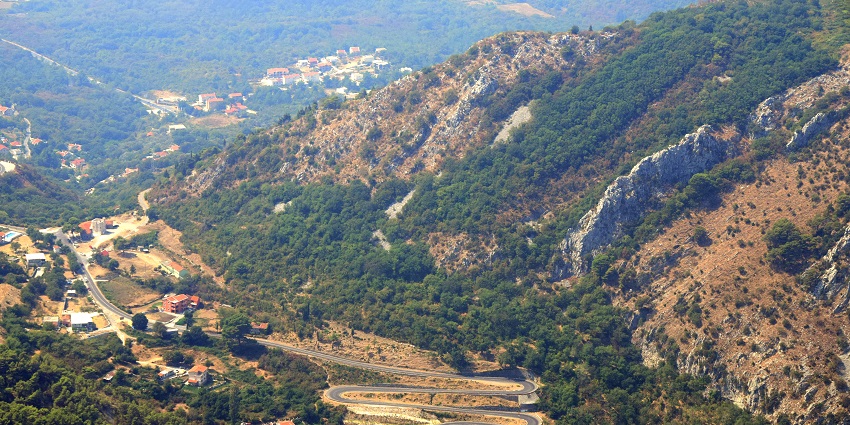 Enjoying a scenic drive through the serpentine road with hairpin turns is one of the amazing things to do in Montenegro.