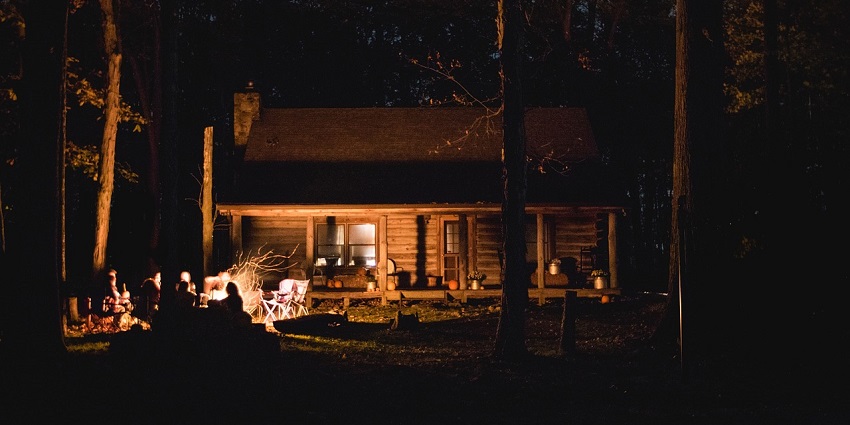 Bonfire night during New Year parties in Kodaikanal at Elephant Valley Eco Farm
