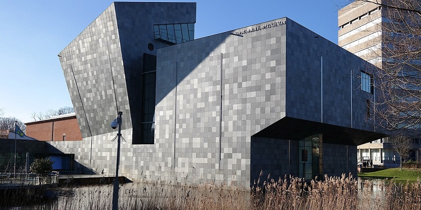 Architecture at Van Abbemuseum, a highlight among things to do in Southern Netherlands