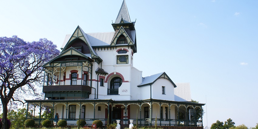 A Pretoria manor known for eerie occurrences, shadowy figures, and unexplained sounds.