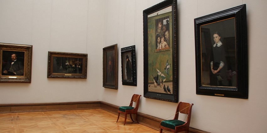 A front image showing a museum resembling the Basel Paper Mill Museum in Basel.