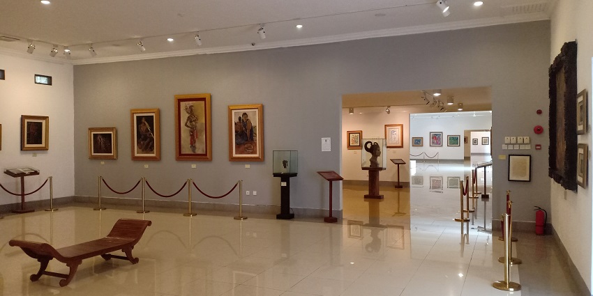 Witness the wall paintings and artefacts on display at Museum Pasifika, a top thing to do in Tanjung Benoa.