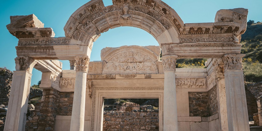 Wander through the magnificent ruins of Ephesus, one of the best-preserved ancient cities in the world, among the best things to do in Kusadasi.