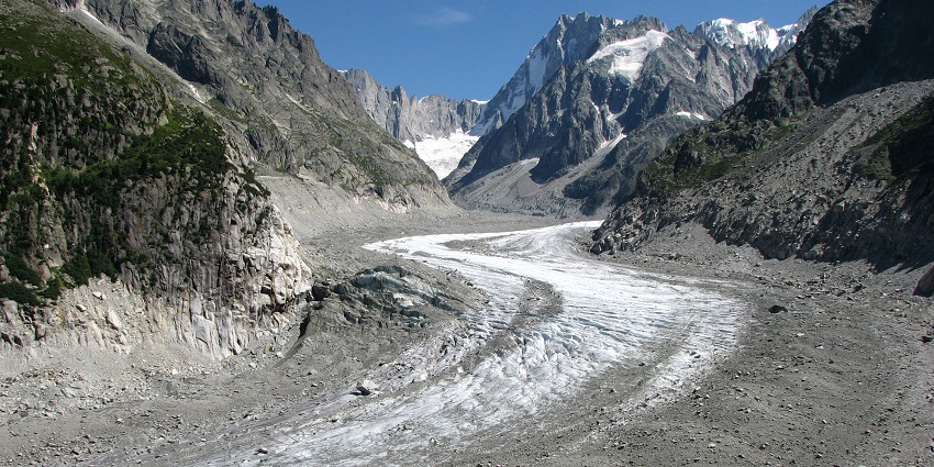 Things to do in Chamonix include traversing ice caves and observing crevasses in France.