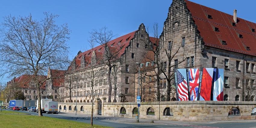 In Nuremberg, Germany, visit the Nuremberg Palace of Justice, which is now a historical museum, where the famous post-WWII Nuremberg Trials took place.