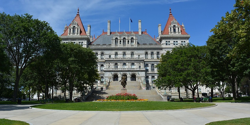 An image of the New York State Capitol Building, one of the best things to do in Albany.