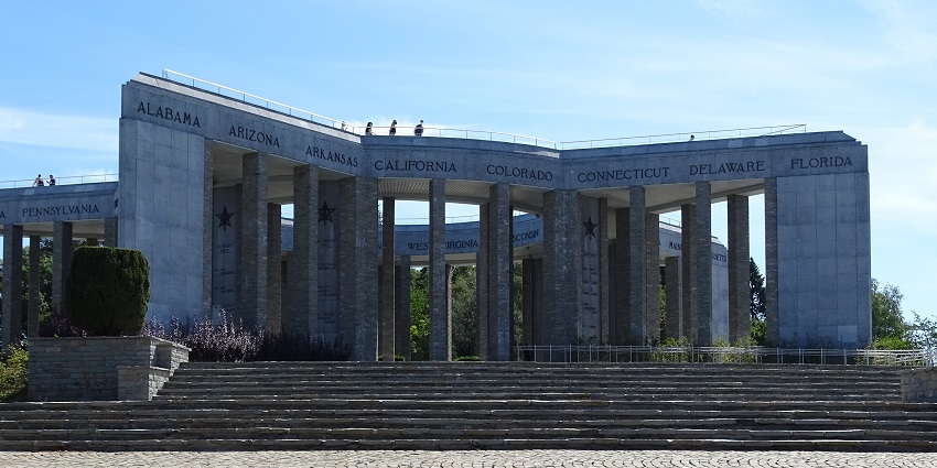 An image of the Mardasson Memorial, one of the best things to see in Bastogne.