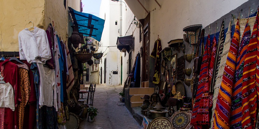 Exploring the local market of Tangier Medina is one of the top things to do in Tangier.