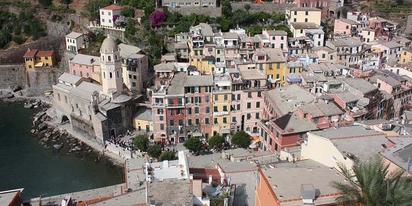 Climb to Vernazza’s Doria Castle for sweeping harbour views, and stroll its seafront.