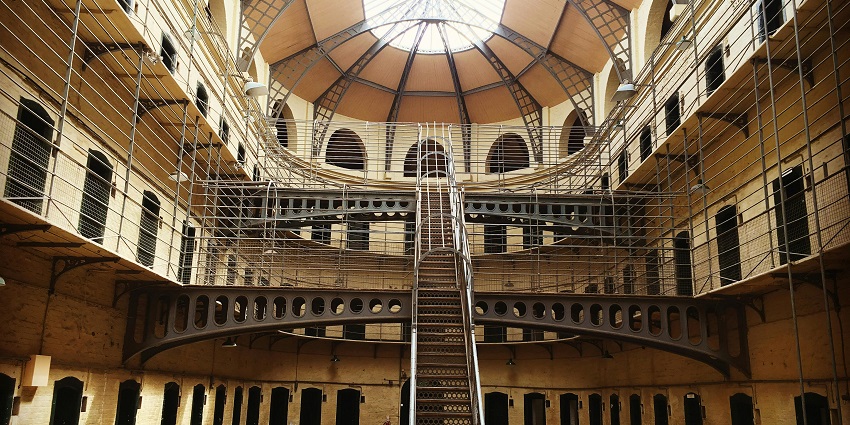 An image showing the Crumlin Road Gaol, a historical landmark in Belfast, perfect among the things to do in Belfast.