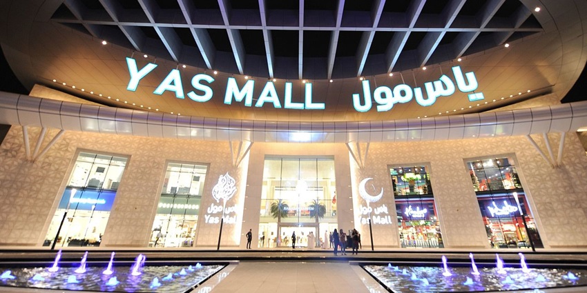 An image of people going shopping at Yas Mall, among the best things to do in Abu Dhabi in January.