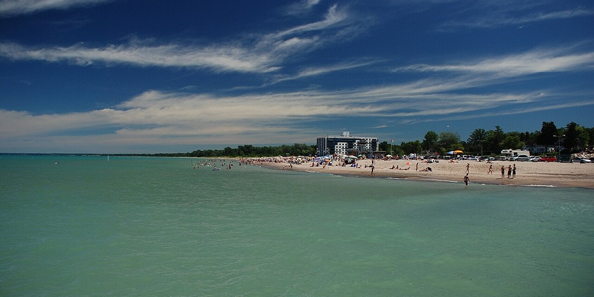 A popular beach town on Lake Huron known for its sandy shoreline, sunsets, and summer fun.
