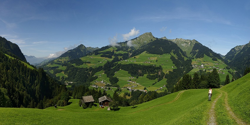 An image of Großes Walsertal, the best place for photography with its protected nature park.