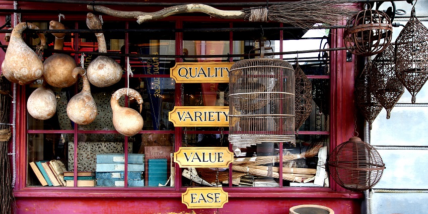 An image of a Harry Potter Merchandise shop offering some of the famous things to buy in London.