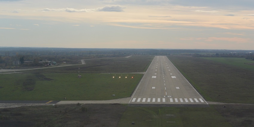 An image of Hévíz–Balaton Airport, an international airport near Lake Balaton.