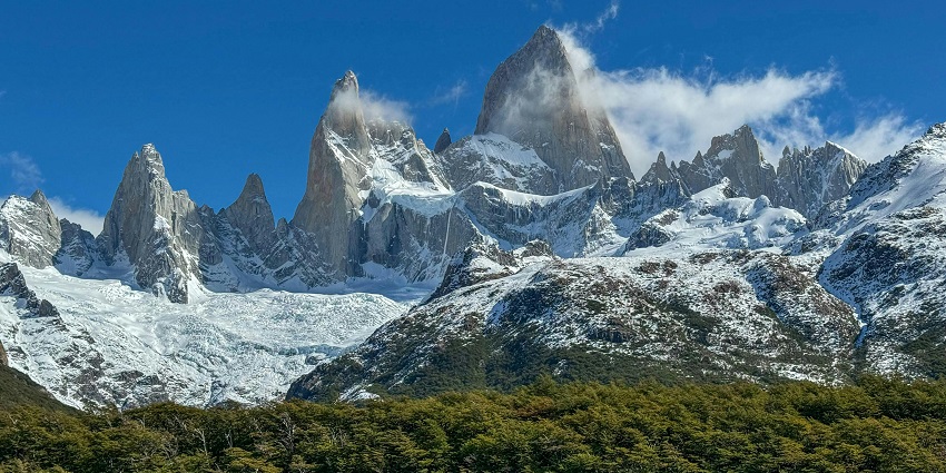 Horse riding through the Andes in Patagonia, offering stunning views and adventure.