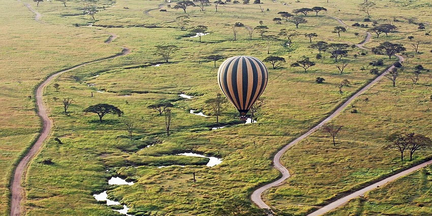 Try a hot air balloon safari, among popular things to do in Masai Mara with friends.
