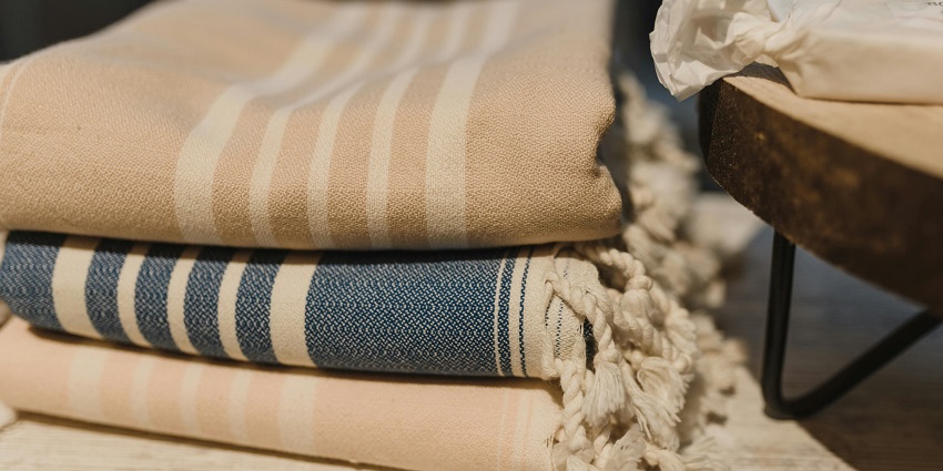 The iconic Hudson's Bay blanket is one of the top things to buy in Canada.