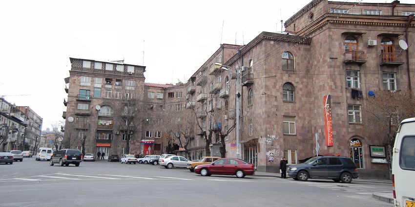 Faded murals, statues, and buildings reflecting Armenia’s Soviet-era history.