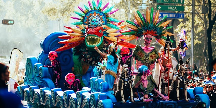 A vibrant mix of parades, music, and dancing through Managua, highlighting the joy and culture of Nicaragua.