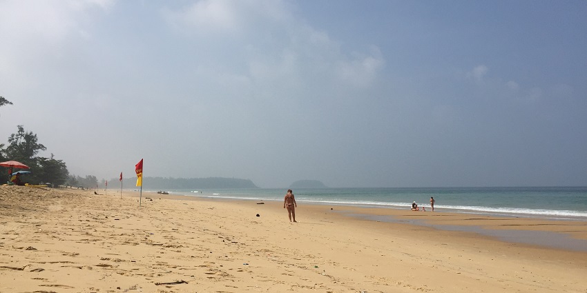 Image of picturesque Karon beach view in the morning, Phuket, Thailand