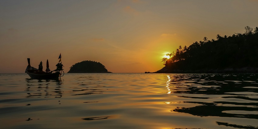 A view of the scenic Kata Beach, one of the top places to visit in Phuket in June.