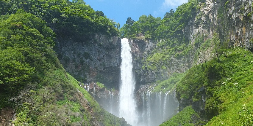 Kegon Falls tops the list of waterfalls in Japan for its multiple cascading streams