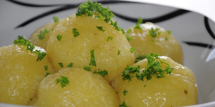 An image showing a view of Knedlíky, the best food in the Czech Republic.