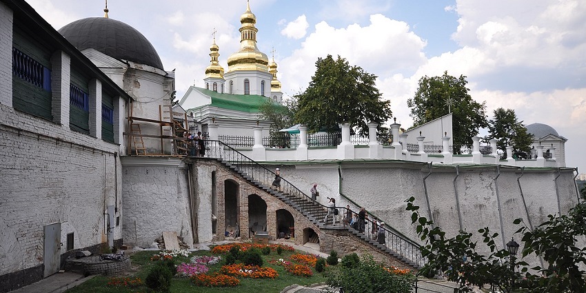 A vast underground network of tunnels beneath Kyiv, filled with chilling silence and wartime memories.