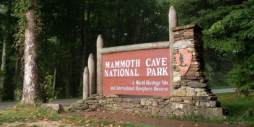 An image of the Mammoth Cave, one of the most broad caves in the United States