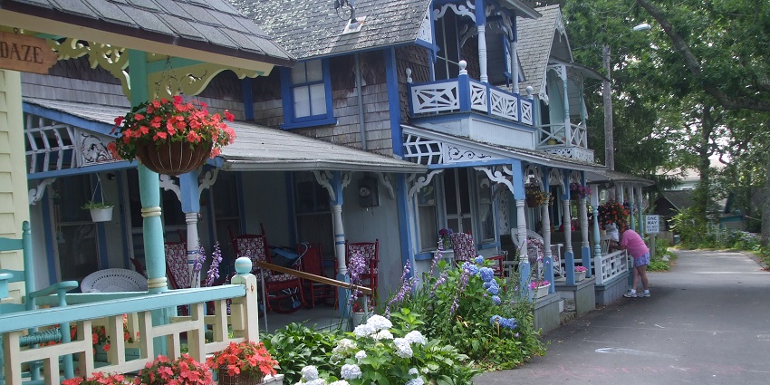 An upscale island escape with lighthouses, cliffs, beaches, and charming New England towns.