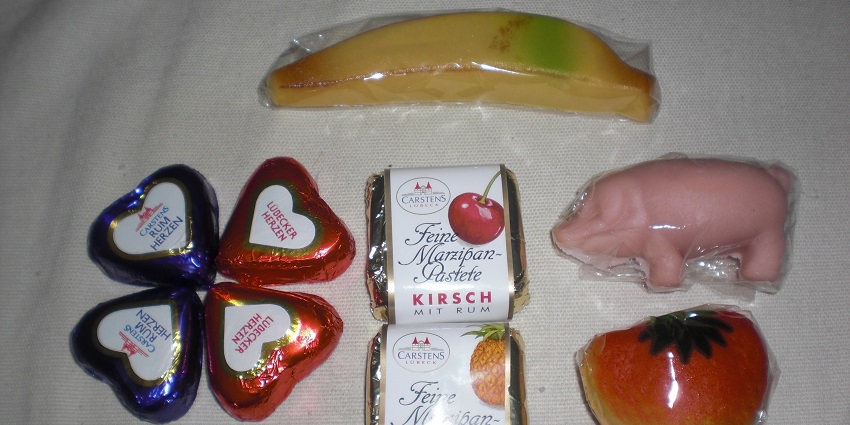 An image of Marzipan, a sweet treat, which is among the ideal tourist things to buy in Germany.