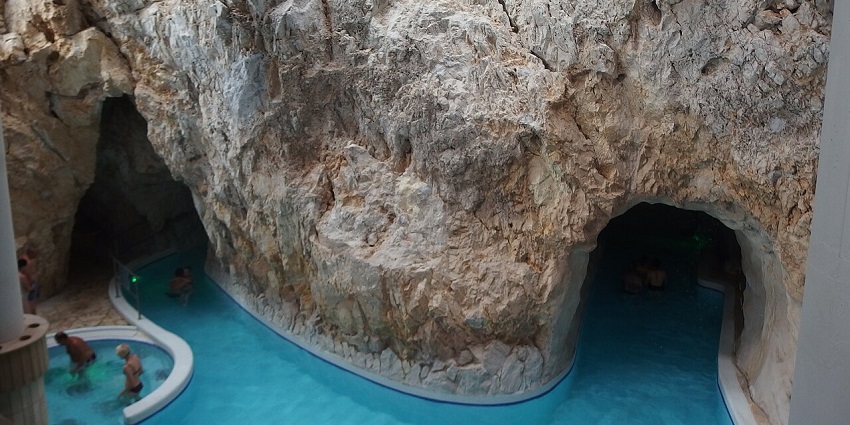 The István Cave, featuring stalagmites and dramatic interiors, caves in Hungary.