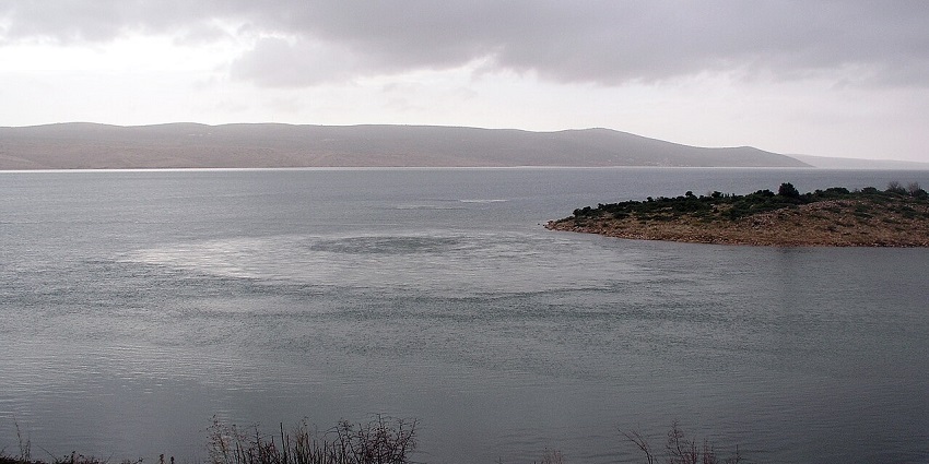 The vast view of the sea from the Modric Cave, one of the best caves in Croatia.