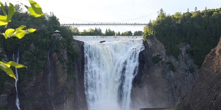 Montmorency Falls is taller than Niagara, offering panoramic views and a scenic suspension bridge.