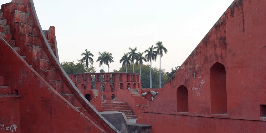 Jantar Mantar— one of the best places to visit near the Lotus Temple Delhi