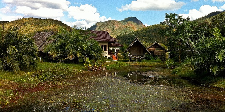 Pai is a peaceful mountain town with hot springs, waterfalls, and bohemian vibes.