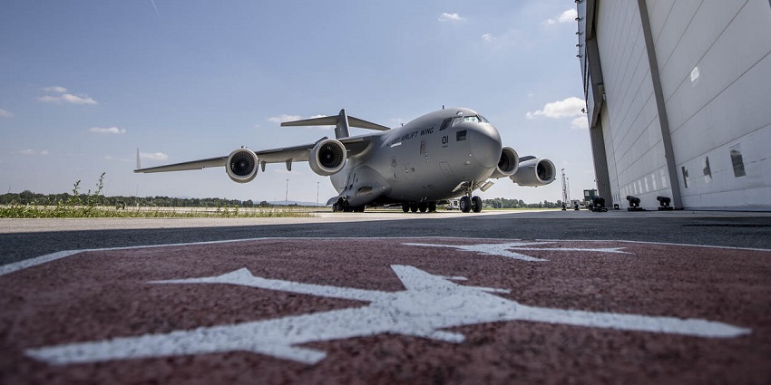 An image of the Pápa Air Base, which is an important NATO airfield in Hungary.