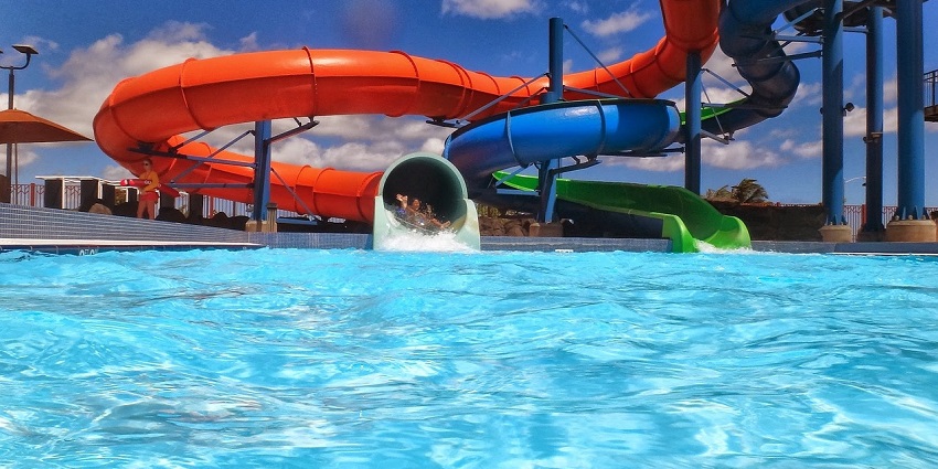 Paphos Aphrodite Waterpark, a fun addition to the tourist places in Paphos, Cyprus.