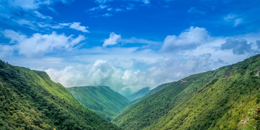 Stunning mountain view from Phu Thap Boek, one of the top hill stations in Thailand.