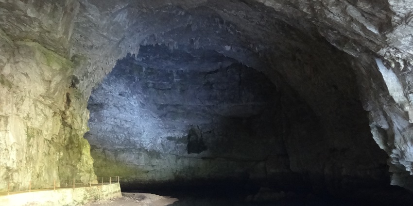 An image of Planinska Jama, a stunning Slovenia cave, known for its impressive formations and underground beauty.