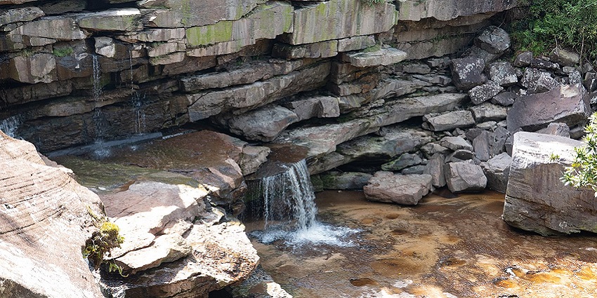 Popokvil Waterfall, one of the breathtaking waterfalls in Cambodia, nestled in nature.
