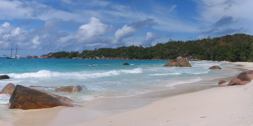 Relax and refresh yourself at Anse Lazio, an amazing beach with great vibes in Seychelles.