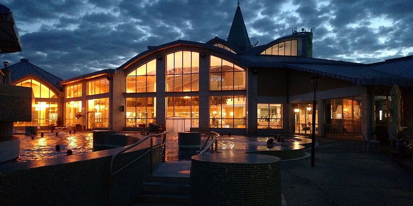 Relax and rejuvenate at the thermal baths in Arcen, a serene wellness destination