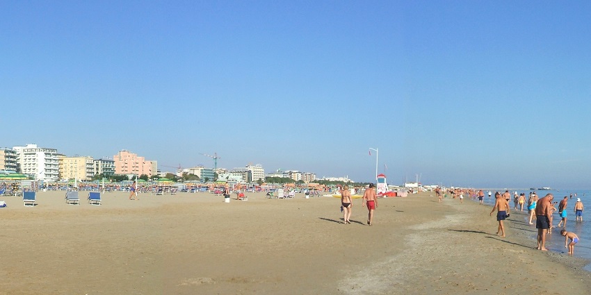 Soak up the sun and enjoy the Adriatic vibes while relaxing on the beautiful Rimini Beach.