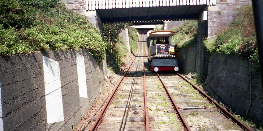 An image of Cliff Railway station, one of the best things to see in Aberystwyth.