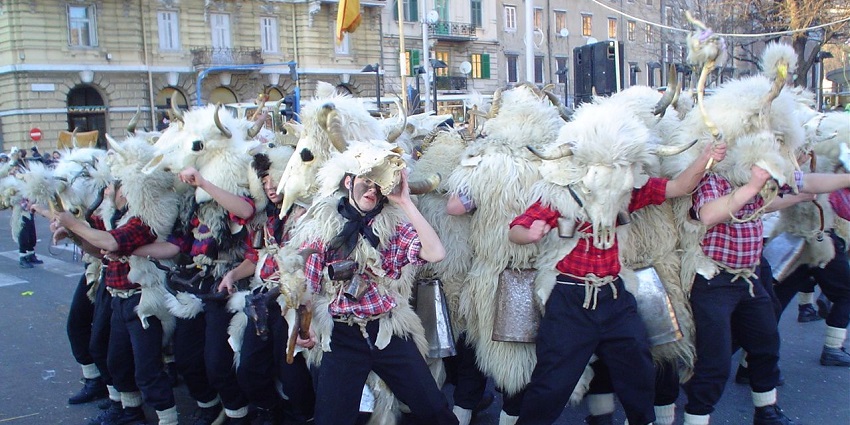 Colourful masks and parading floats turn Rijeka into a festive wonderland during the Carnival.